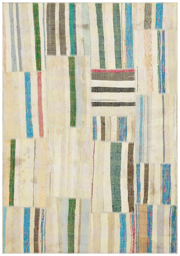Apex Kilim Patchwork Unique Striped 36196 157 x 225 cm