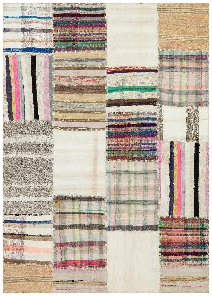 Apex Kilim Patchwork Unique Striped 36198 160 x 228 cm