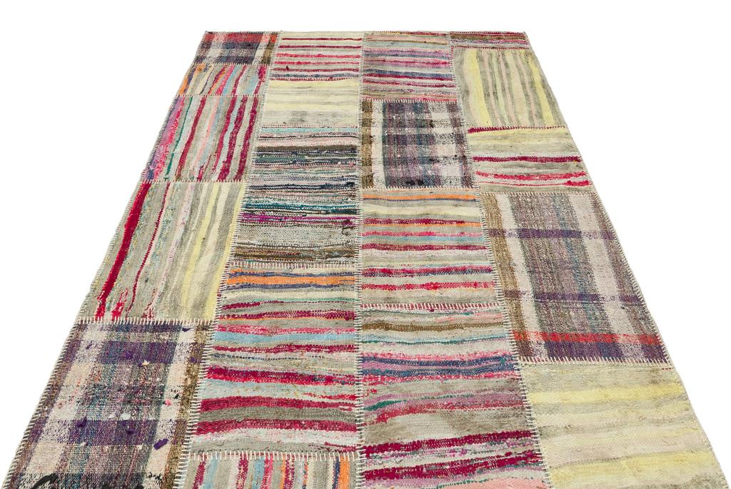 Apex Kilim Patchwork Unique Striped 36305 157 x 220 cm
