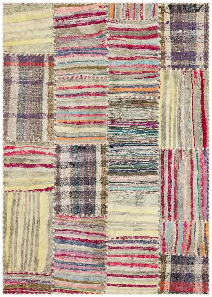 Apex Kilim Patchwork Unique Striped 36305 157 x 220 cm