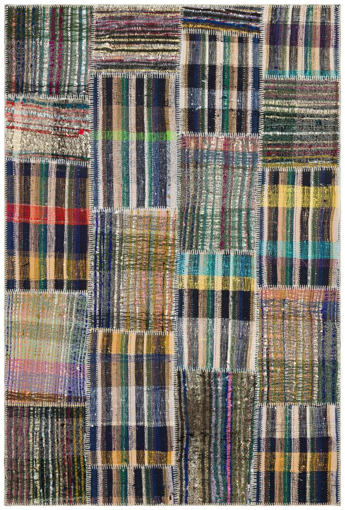 Apex Kilim Patchwork Unique Striped 36317 155 x 230 cm