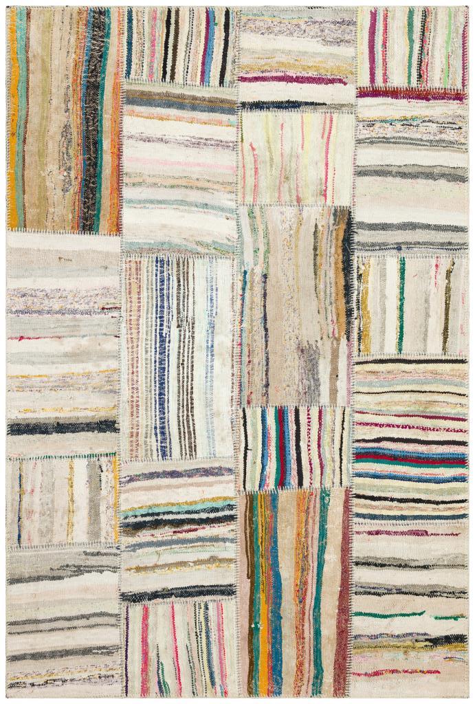 Apex Kilim Patchwork Unique Striped 36326 157 x 232 cm