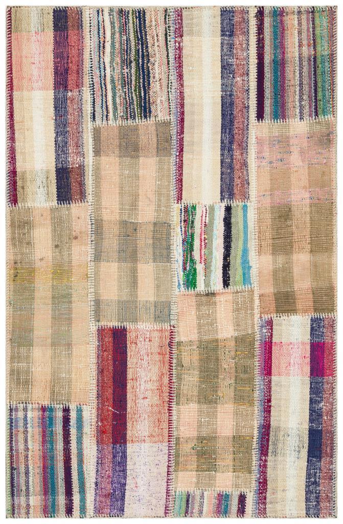 Apex Kilim Patchwork Unique Striped 36337 113 x 174 cm