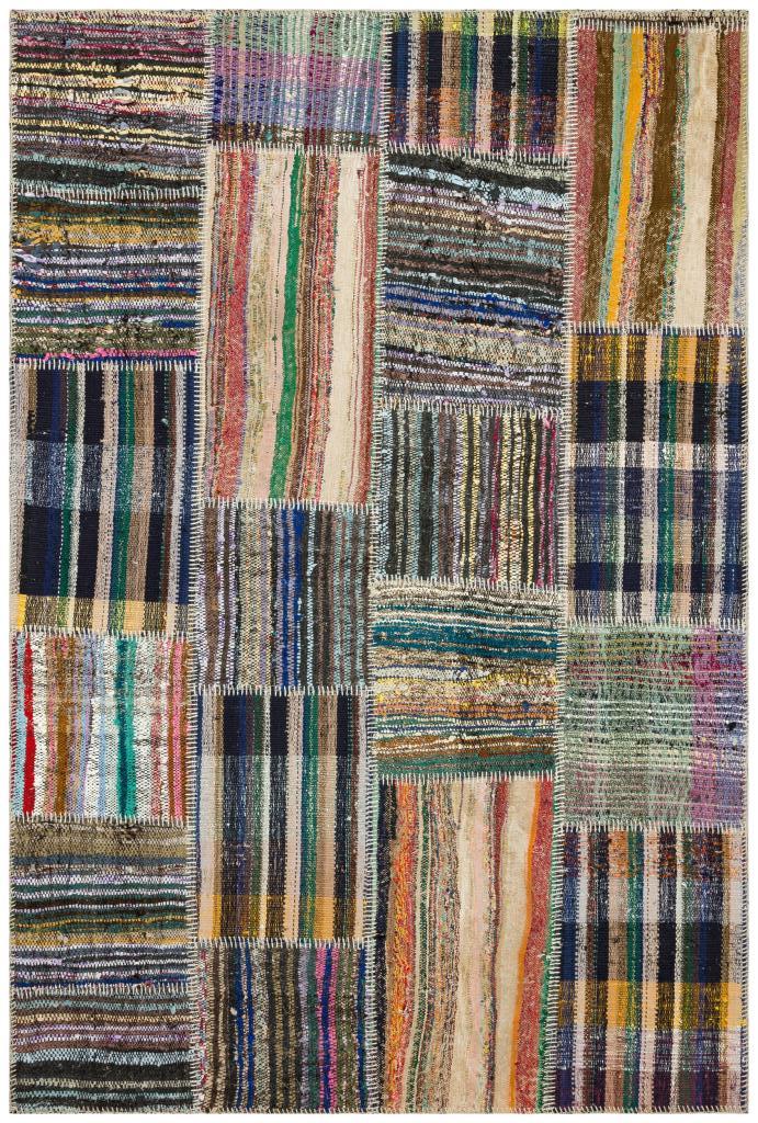 Apex Kilim Patchwork Unique Striped 36339 153 x 227 cm