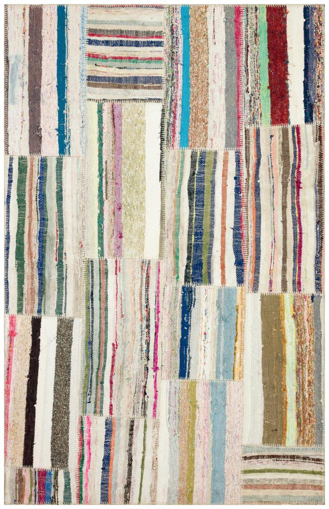 Apex Kilim Patchwork Unique Striped 36340 151 x 235 cm
