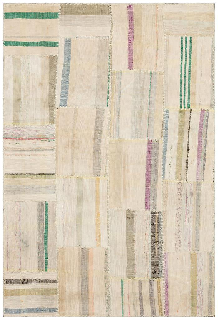 Apex Kilim Patchwork Unique Striped 36362 149 x 215 cm
