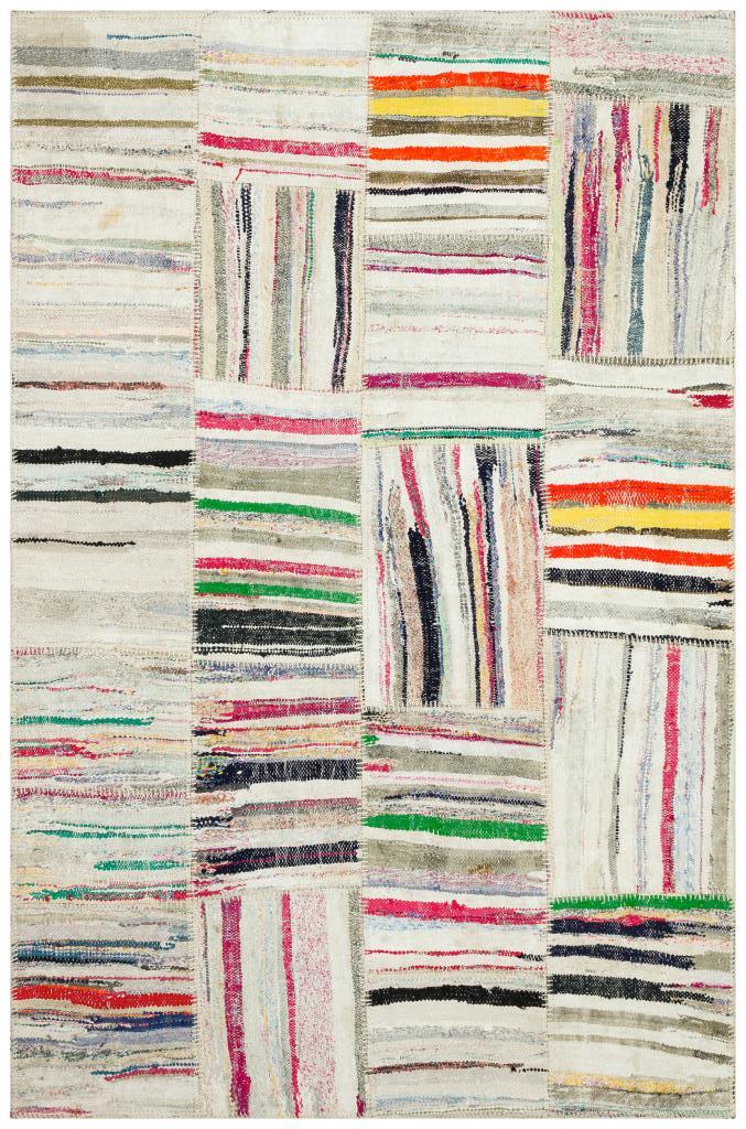 Apex Kilim Patchwork Unique Striped 36364 153 x 233 cm