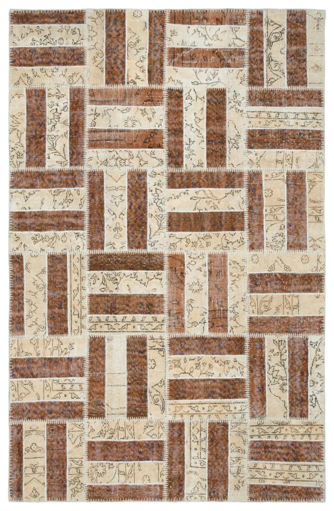 Apex Patchwork Halı Bej 20680 160 x 250 cm