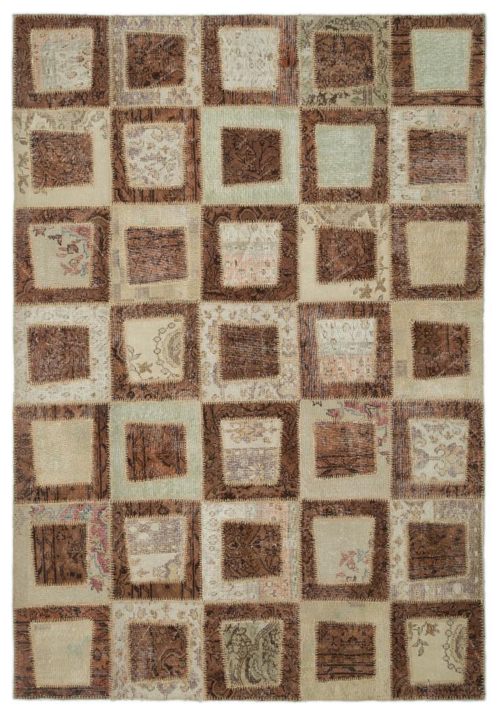 Apex Patchwork Halı Bej 21042 197 x 284 cm