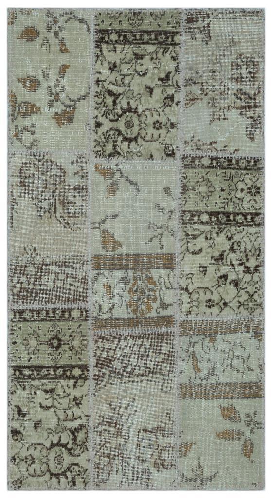 Apex Patchwork Halı Bej 24647 80 x 150 cm