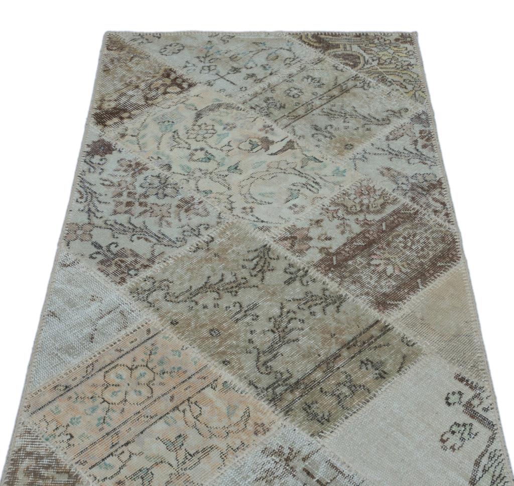Apex Patchwork Halı Bej 24693 80 x 150 cm