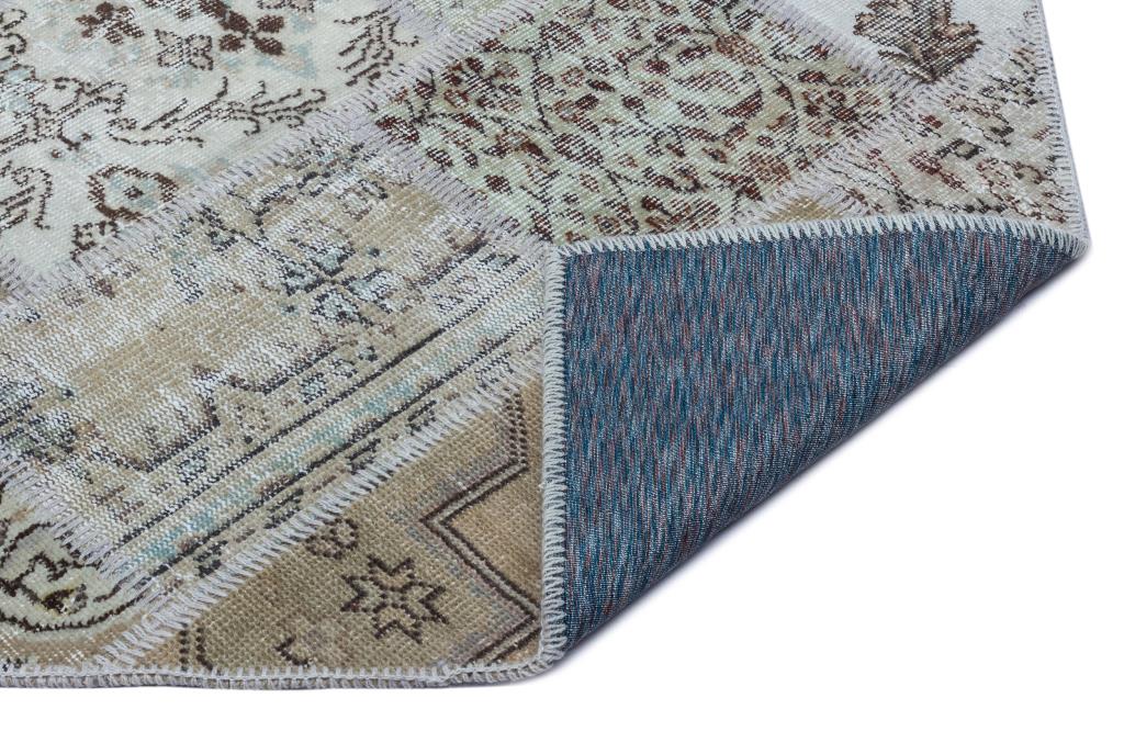 Apex Patchwork Halı Bej 25999 80 x 150 cm