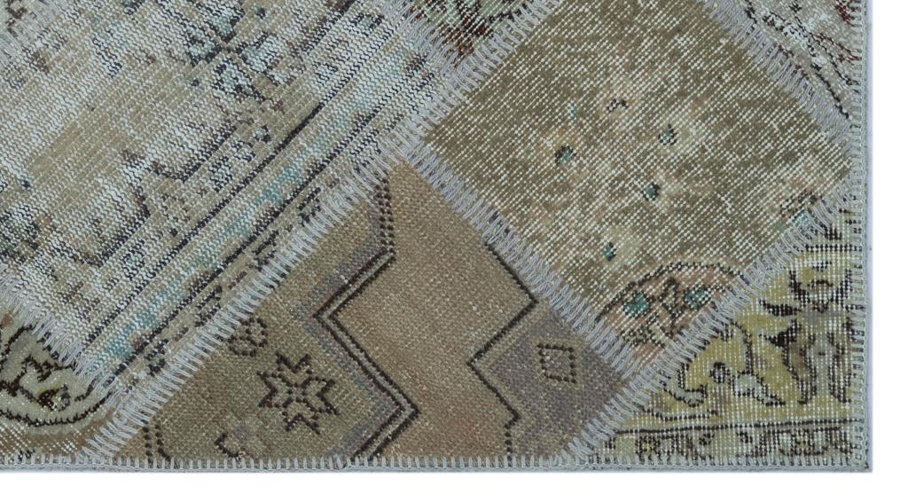 Apex Patchwork Halı Bej 25999 80 x 150 cm