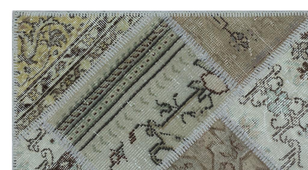 Apex Patchwork Halı Bej 25999 80 x 150 cm