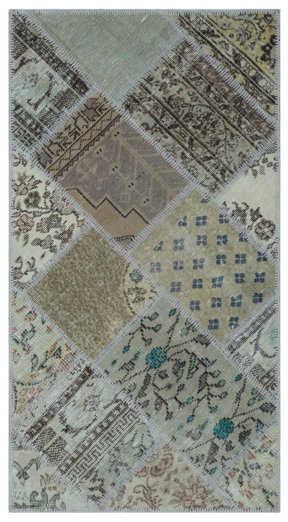 Apex Patchwork Halı Bej 26001 80 x 150 cm