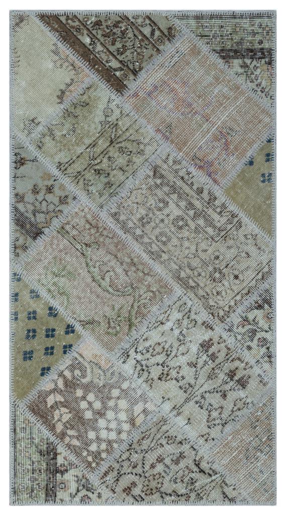 Apex Patchwork Halı Bej 26026 80 x 150 cm