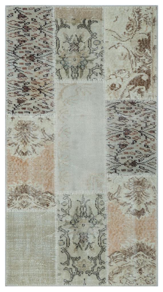 Apex Patchwork Halı Bej 26061 80 x 150 cm