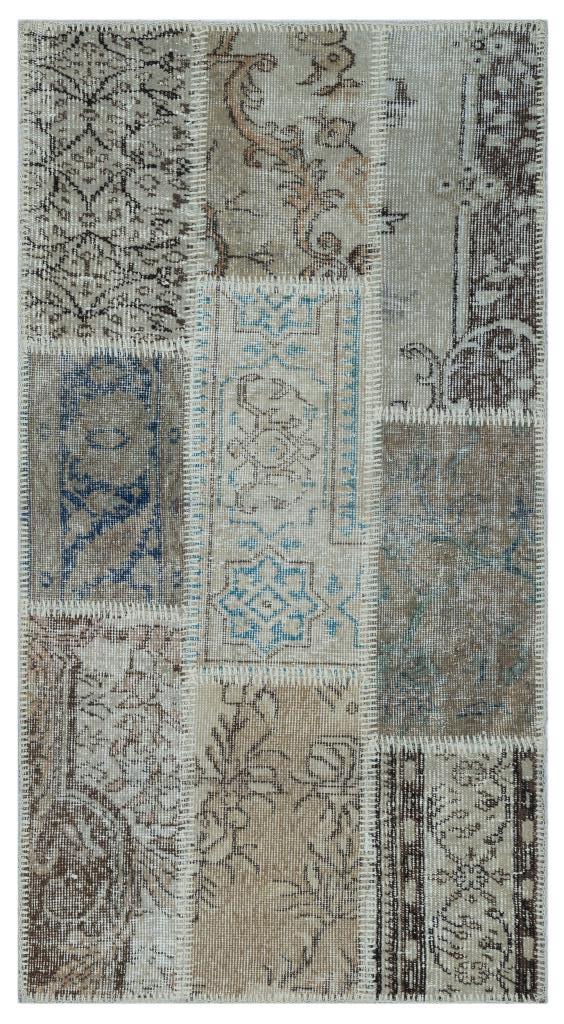 Apex Patchwork Halı Bej 26143 80 x 150 cm
