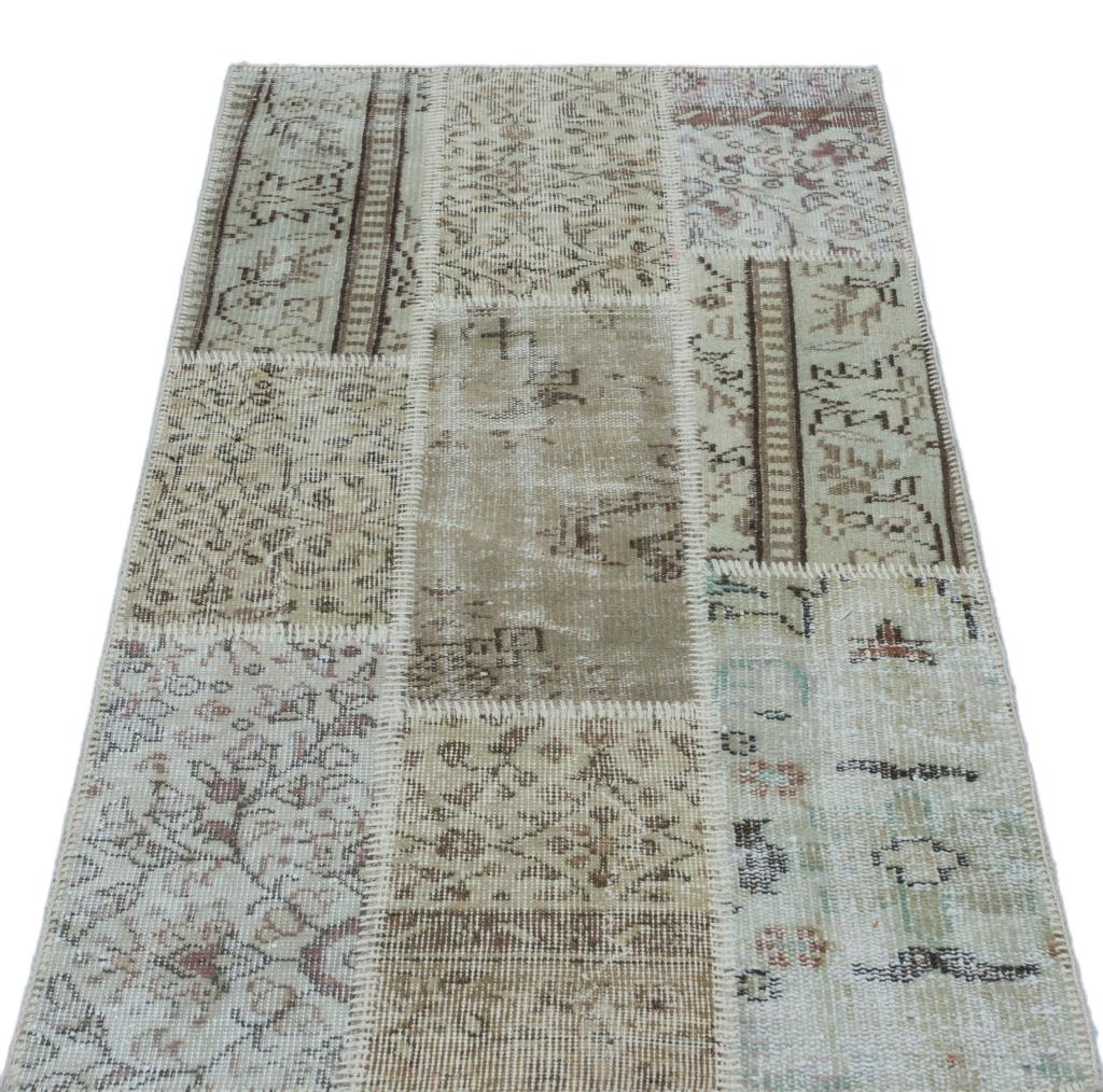 Apex Patchwork Halı Bej 26147 80 x 150 cm