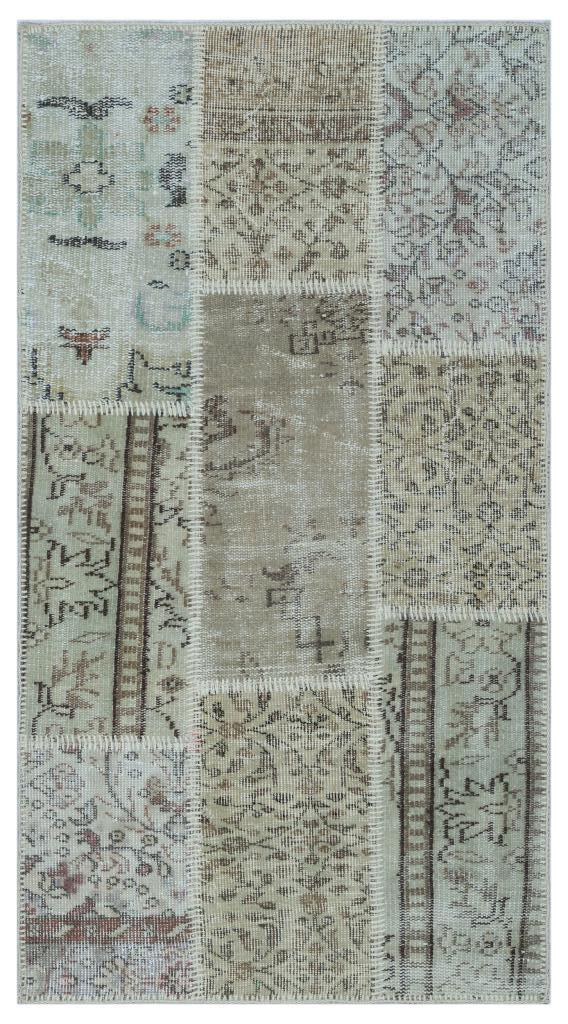 Apex Patchwork Halı Bej 26147 80 x 150 cm