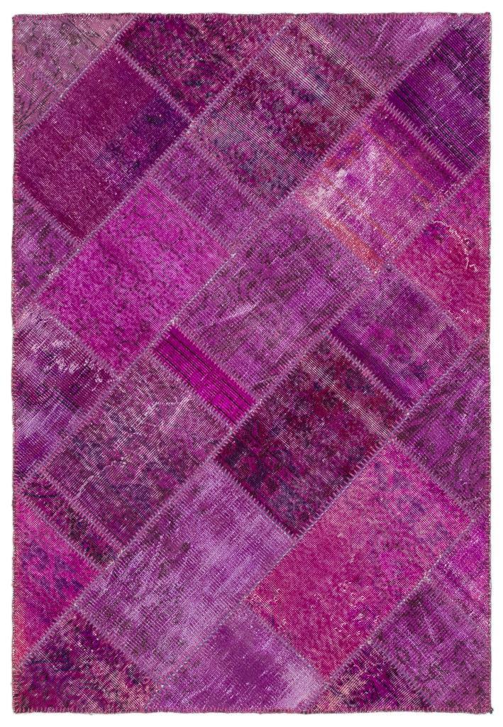 Apex Patchwork Halı Fuşya 20688 124 x 178 cm