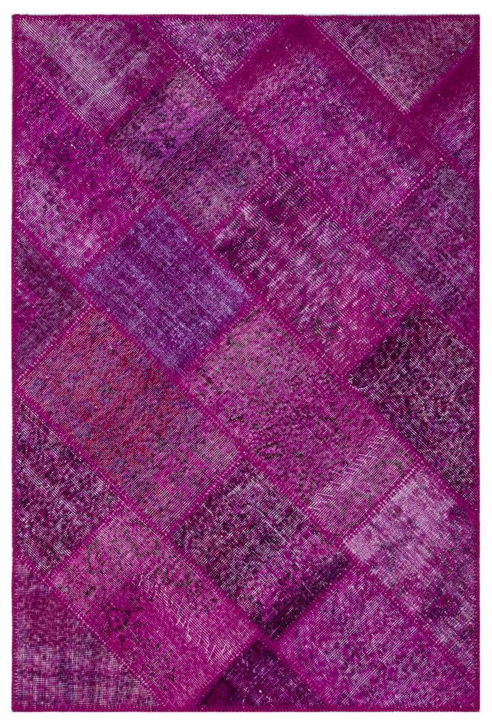 Apex Patchwork Halı Fuşya 26630 120 x 180 cm