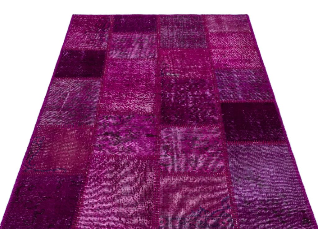 Apex Patchwork Halı Fuşya 26657 120 x 180 cm