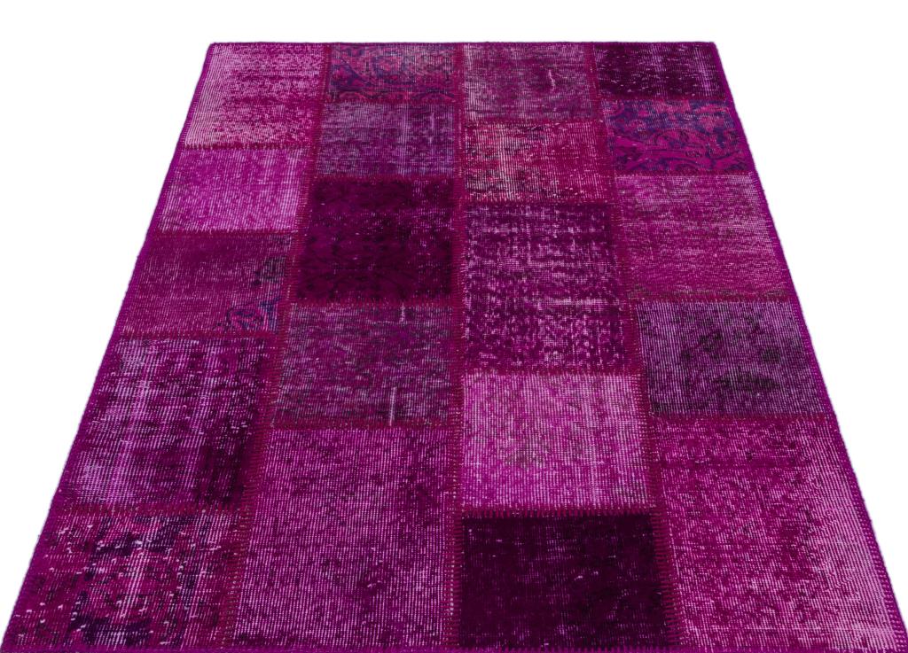 Apex Patchwork Halı Fuşya 26677 120 x 180 cm