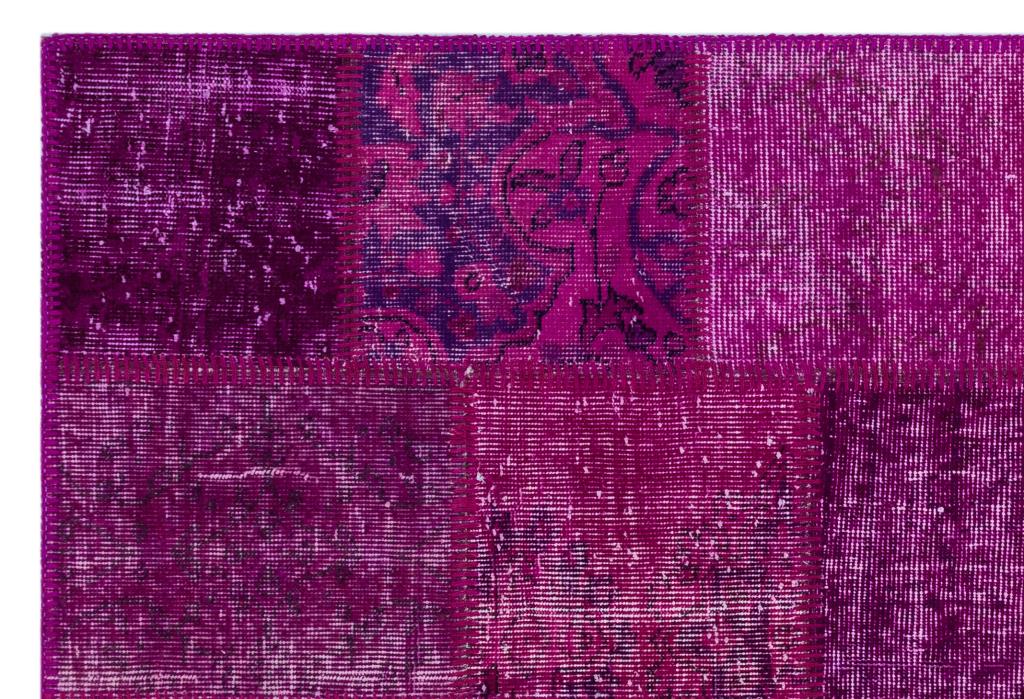 Apex Patchwork Halı Fuşya 26677 120 x 180 cm