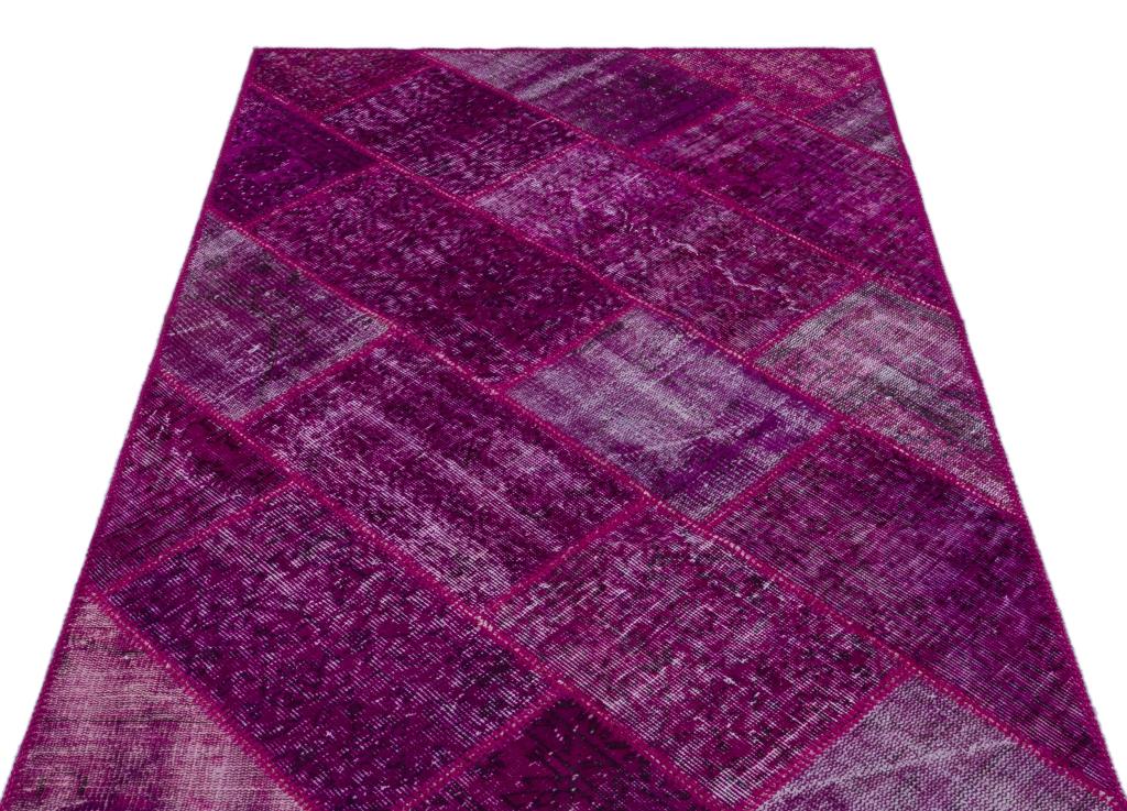 Apex Patchwork Halı Fuşya 26683 120 x 180 cm
