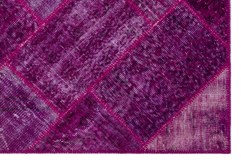 Apex Patchwork Halı Fuşya 26683 120 x 180 cm