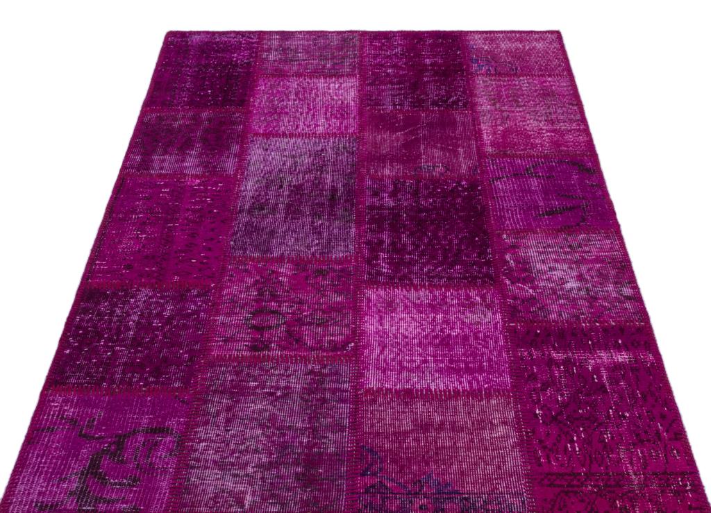 Apex Patchwork Halı Fuşya 26710 120 x 180 cm