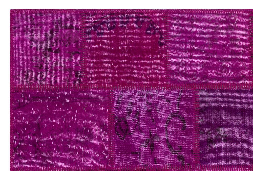 Apex Patchwork Halı Fuşya 26826 120 x 180 cm