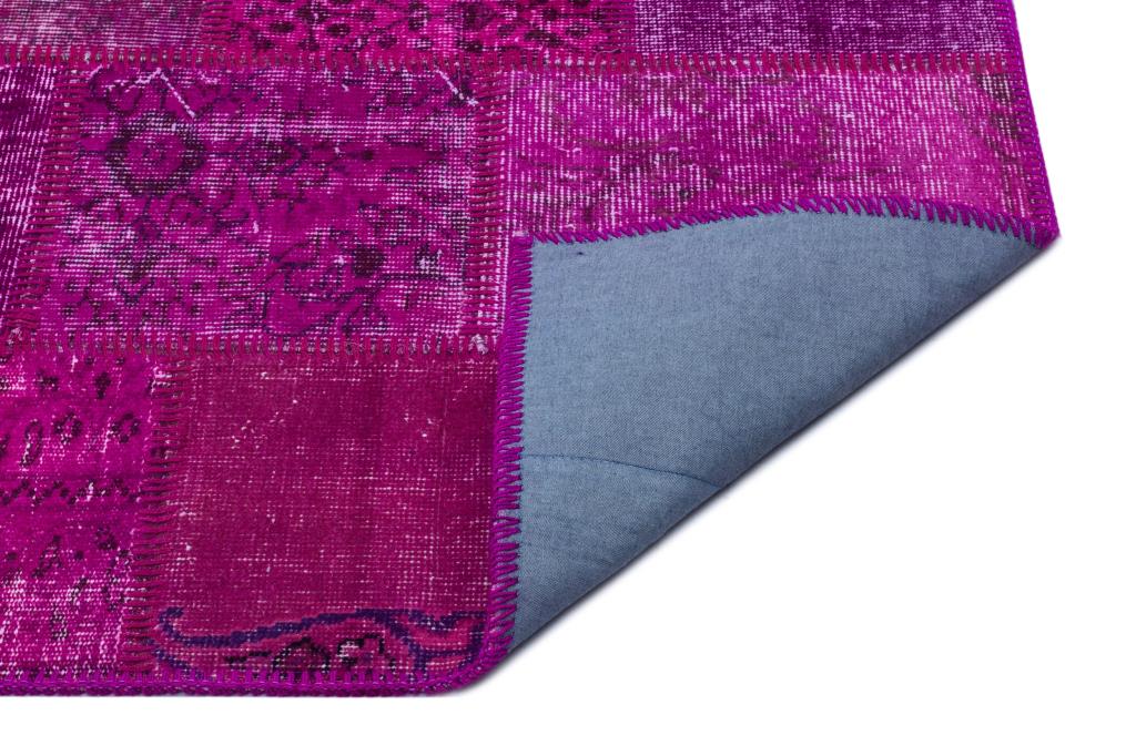 Apex Patchwork Halı Fuşya 26827 120 x 180 cm
