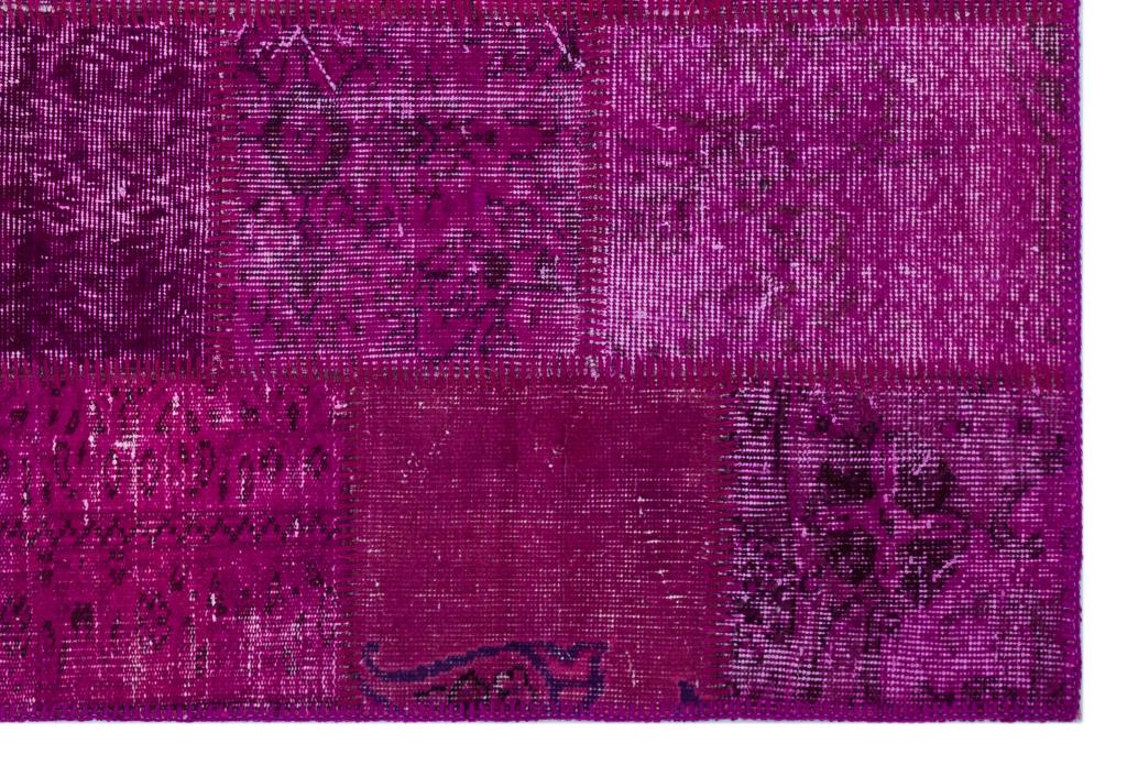 Apex Patchwork Halı Fuşya 26827 120 x 180 cm