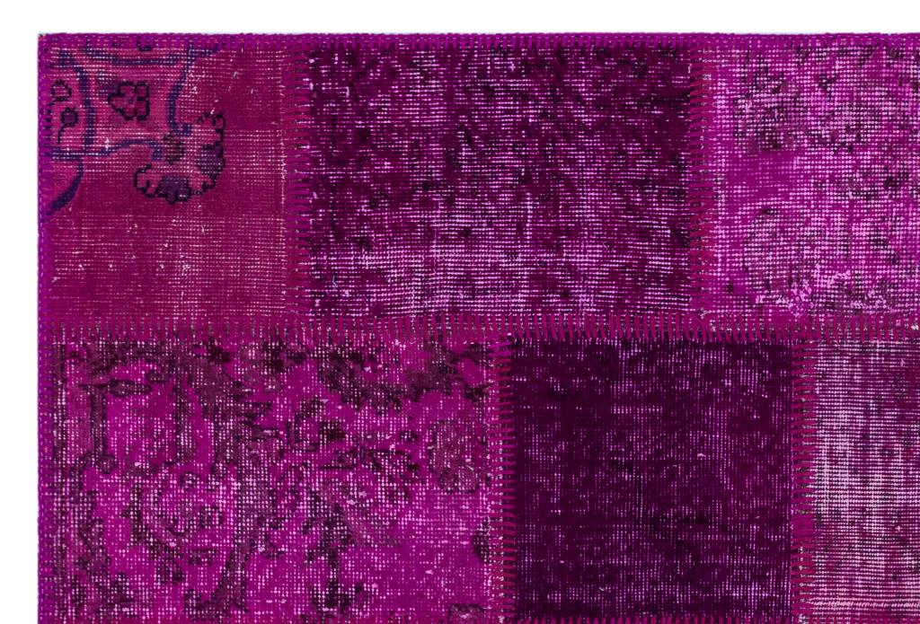 Apex Patchwork Halı Fuşya 26827 120 x 180 cm