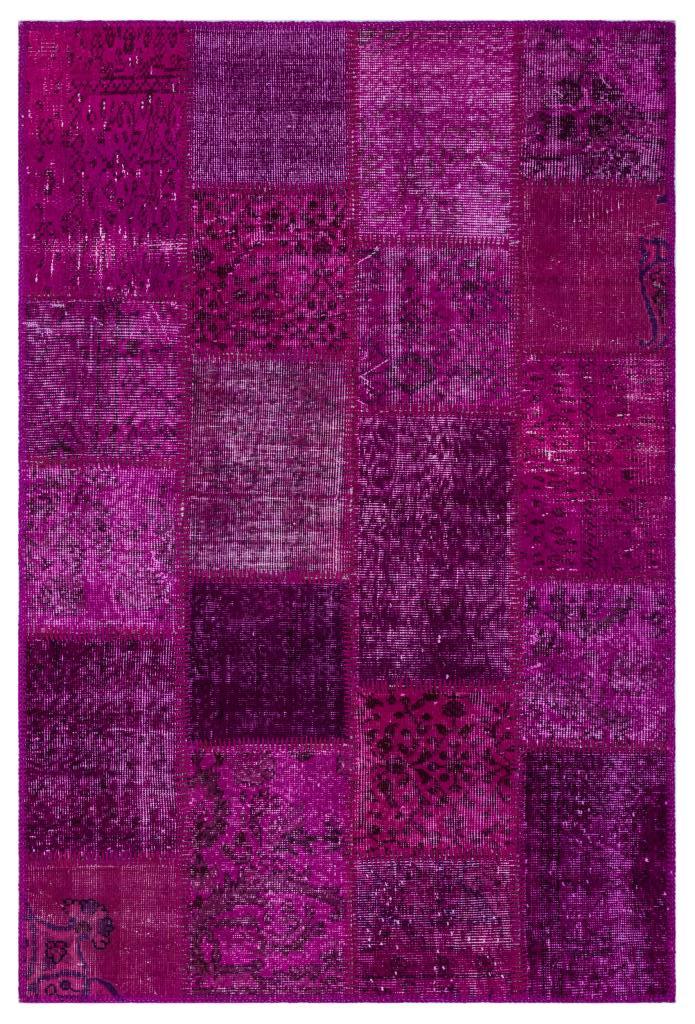 Apex Patchwork Halı Fuşya 26827 120 x 180 cm