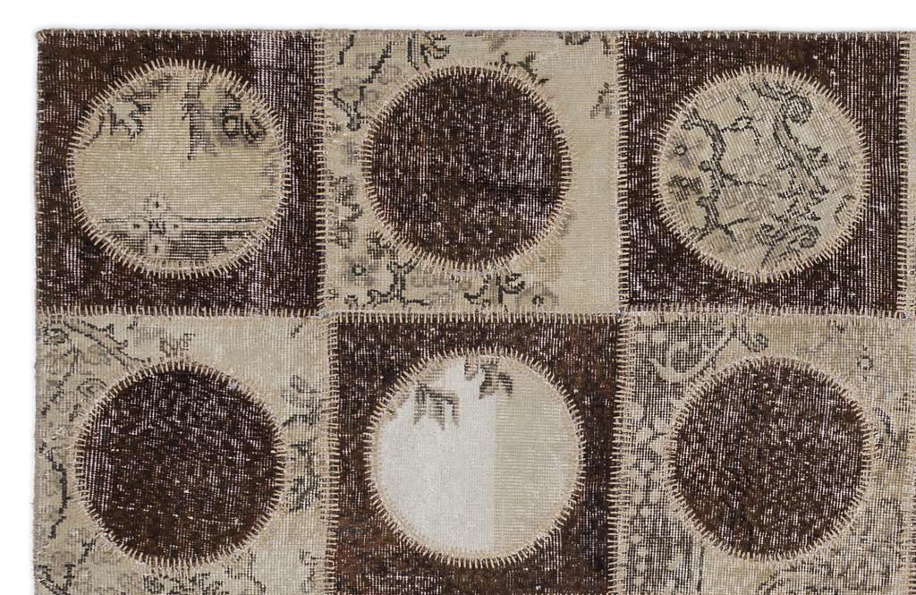 Apex Patchwork Halı Kahve 2092 160 x 230 cm