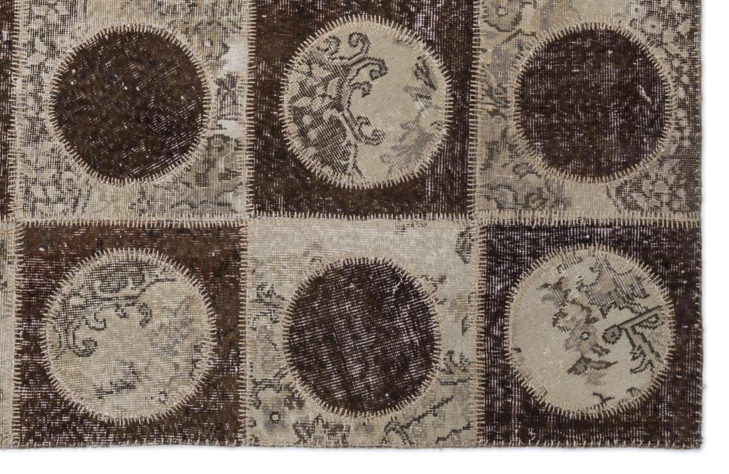 Apex Patchwork Halı Kahve 2092 160 x 230 cm