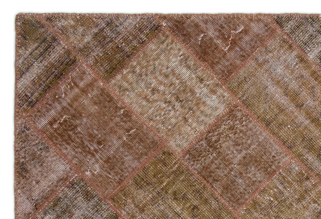 Apex Patchwork Halı Kahve 21006 157 x 232 cm