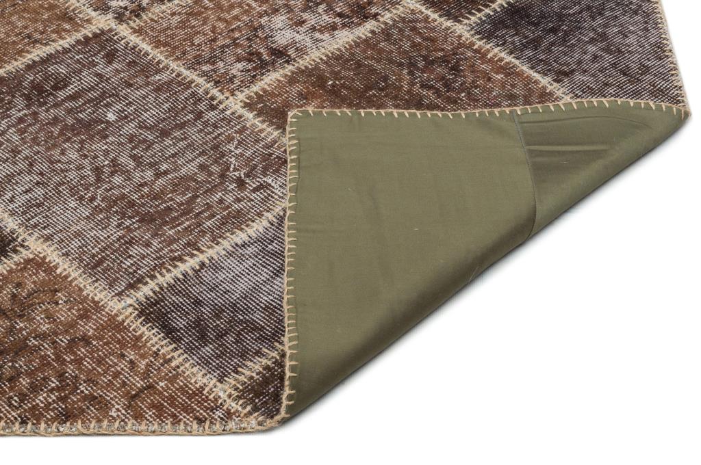 Apex Patchwork Halı Kahve 21011 160 x 228 cm