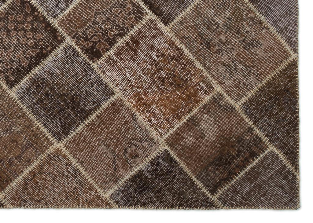 Apex Patchwork Halı Kahve 21011 160 x 228 cm