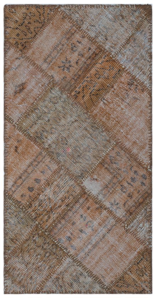 Apex Patchwork Halı Kahve 21319 80 x 152 cm