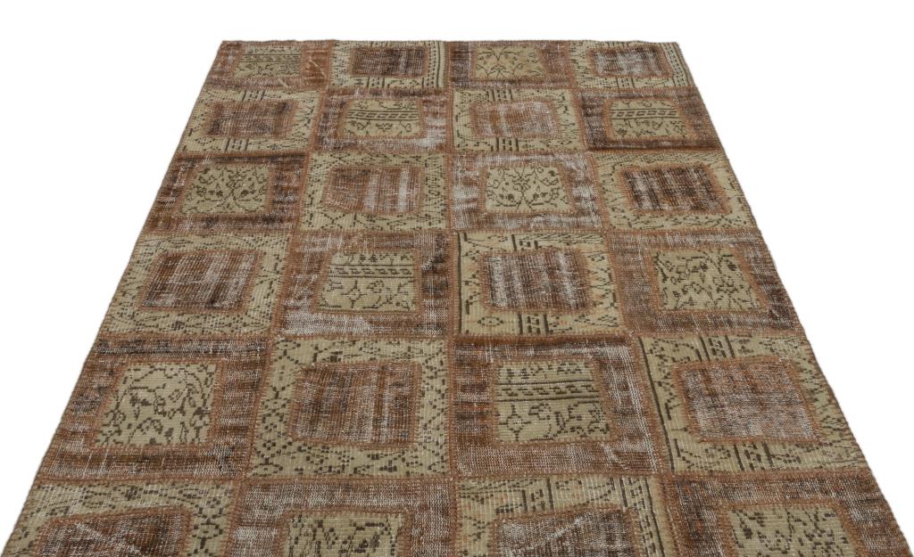 Apex Patchwork Halı Kahve 21435 160 x 242 cm