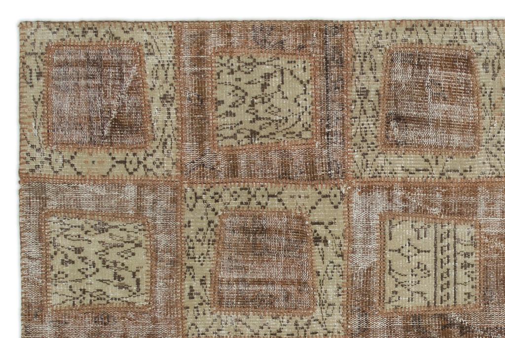 Apex Patchwork Halı Kahve 21435 160 x 242 cm