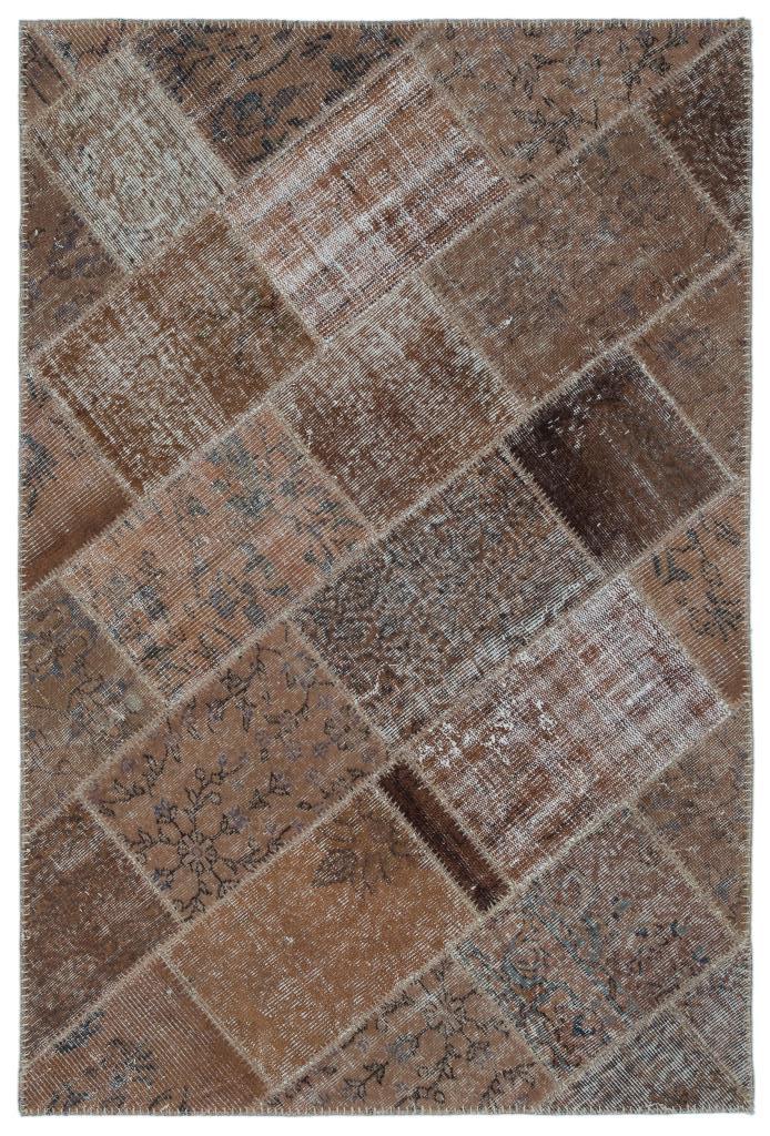 Apex Patchwork Halı Kahve 22194 120 x 180 cm