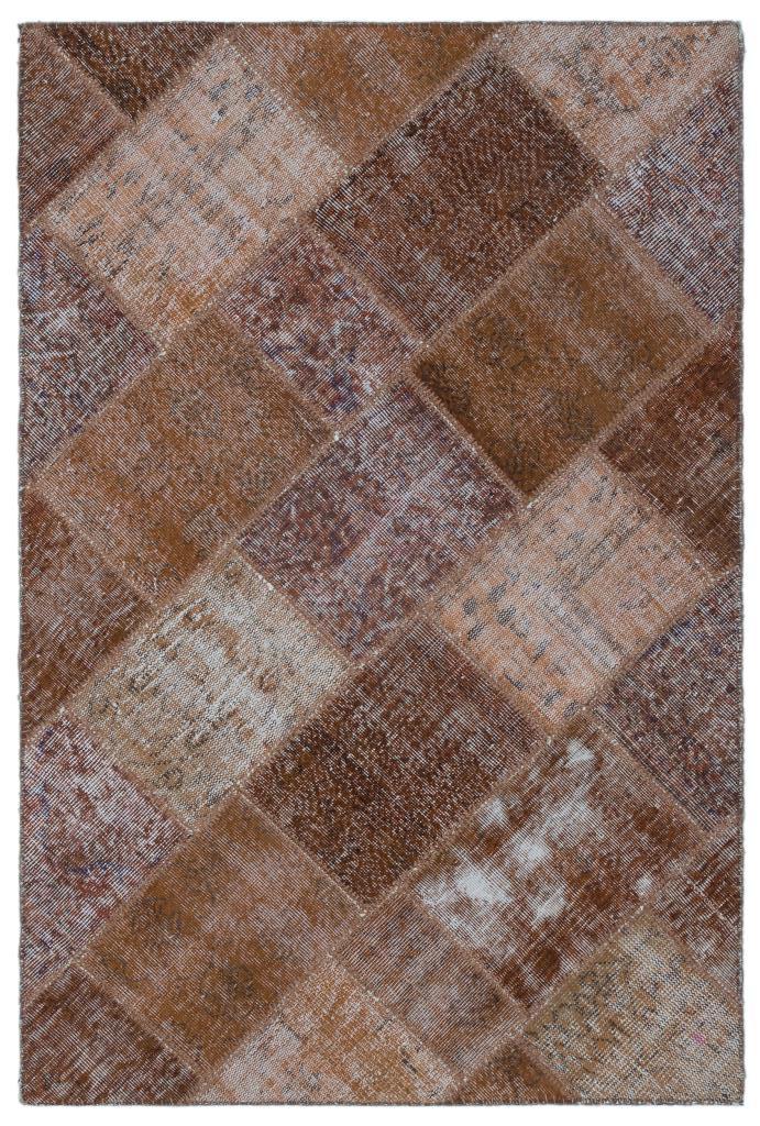 Apex Patchwork Halı Kahve 22240 120 x 180 cm
