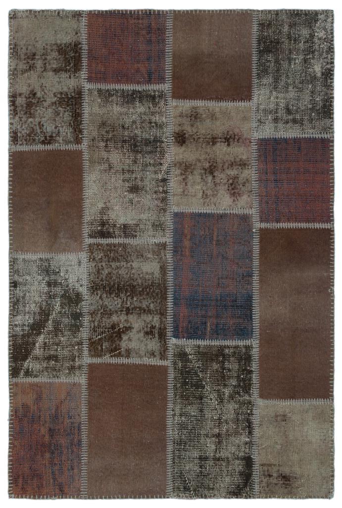 Apex Patchwork Halı Kahve 22337 120 x 180 cm