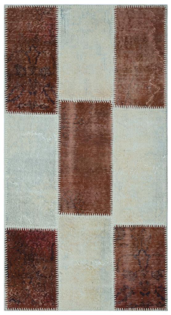 Apex Patchwork Halı Kahve 24736 80 x 150 cm