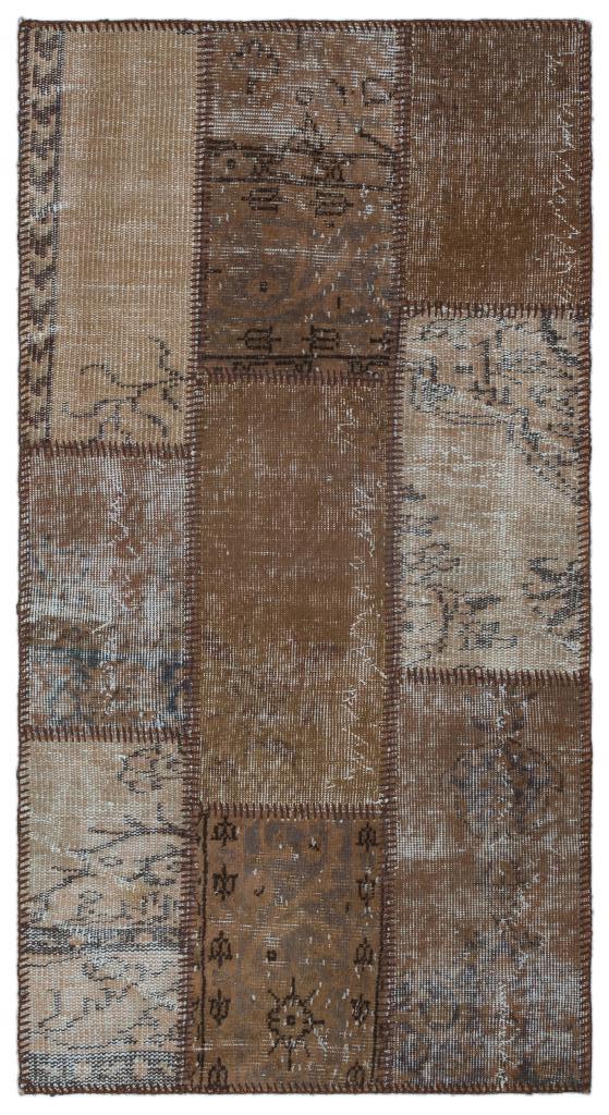 Apex Patchwork Halı Kahve 25048 80 x 150 cm